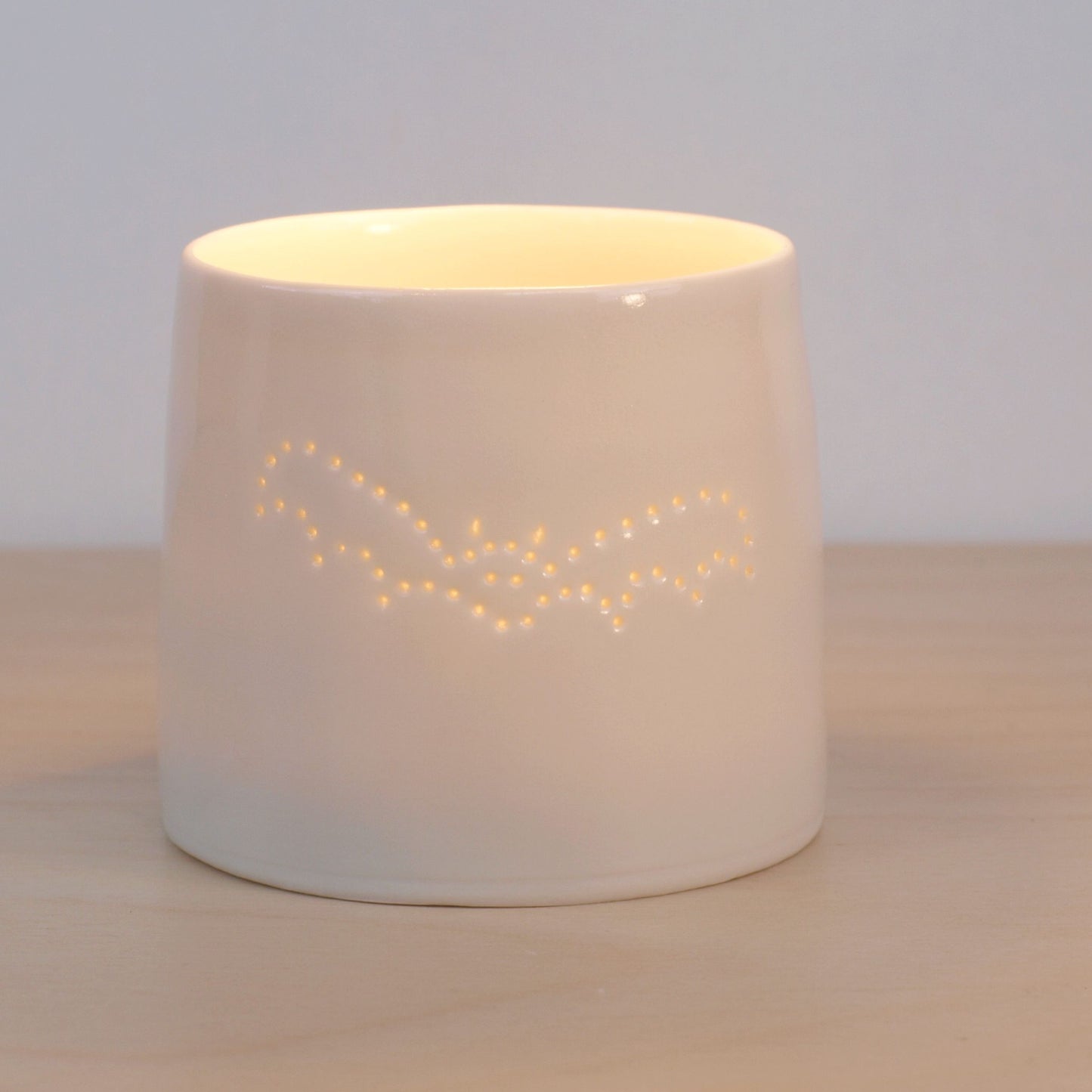 Bat mini porcelain tealight holder