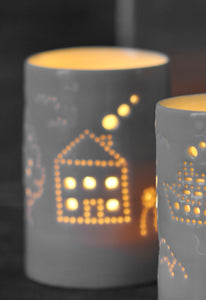 House and Garden maxi porcelain tealight holder