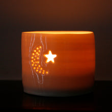 Load image into Gallery viewer, Night mini porcelain tealight holder