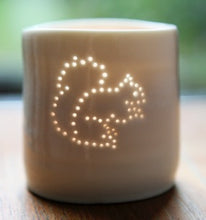 Load image into Gallery viewer, Squirrel mini porcelain tealight holder
