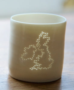 UK mini porcelain tealight holder