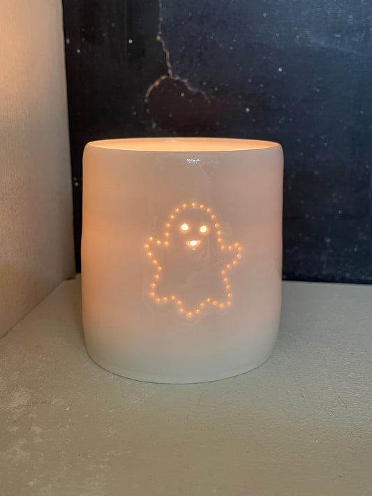 Halloween mini porcelain tealight holder