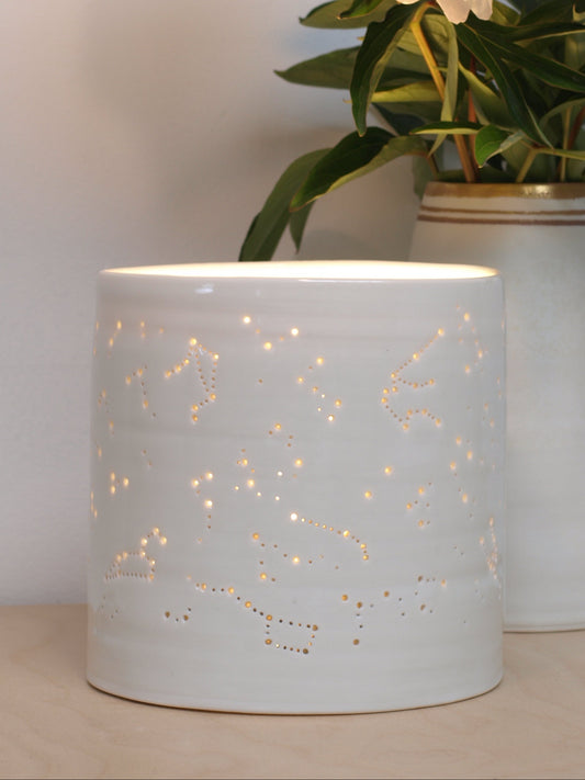 Constellations porcelain lamp