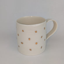 Load image into Gallery viewer, Gold Lustre porcelain cup with scribbly spots
