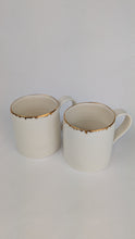 Load image into Gallery viewer, Porcelain cup with gold lustre rim
