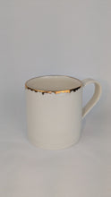 Load image into Gallery viewer, Porcelain cup with gold lustre rim
