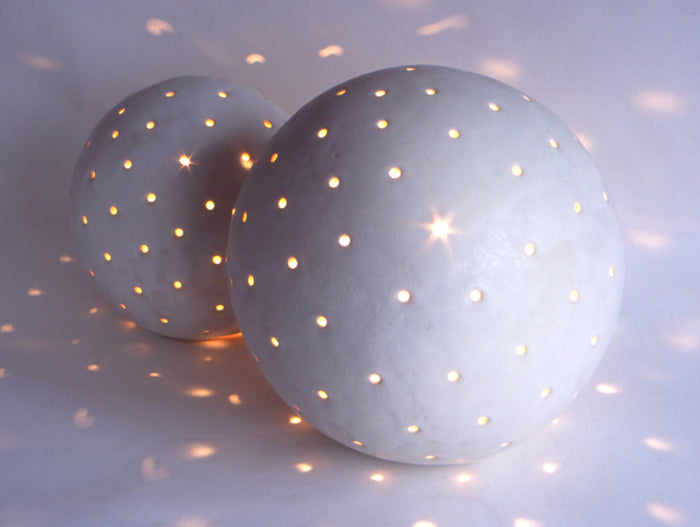 Luna Snowball Light  - Small Glazed