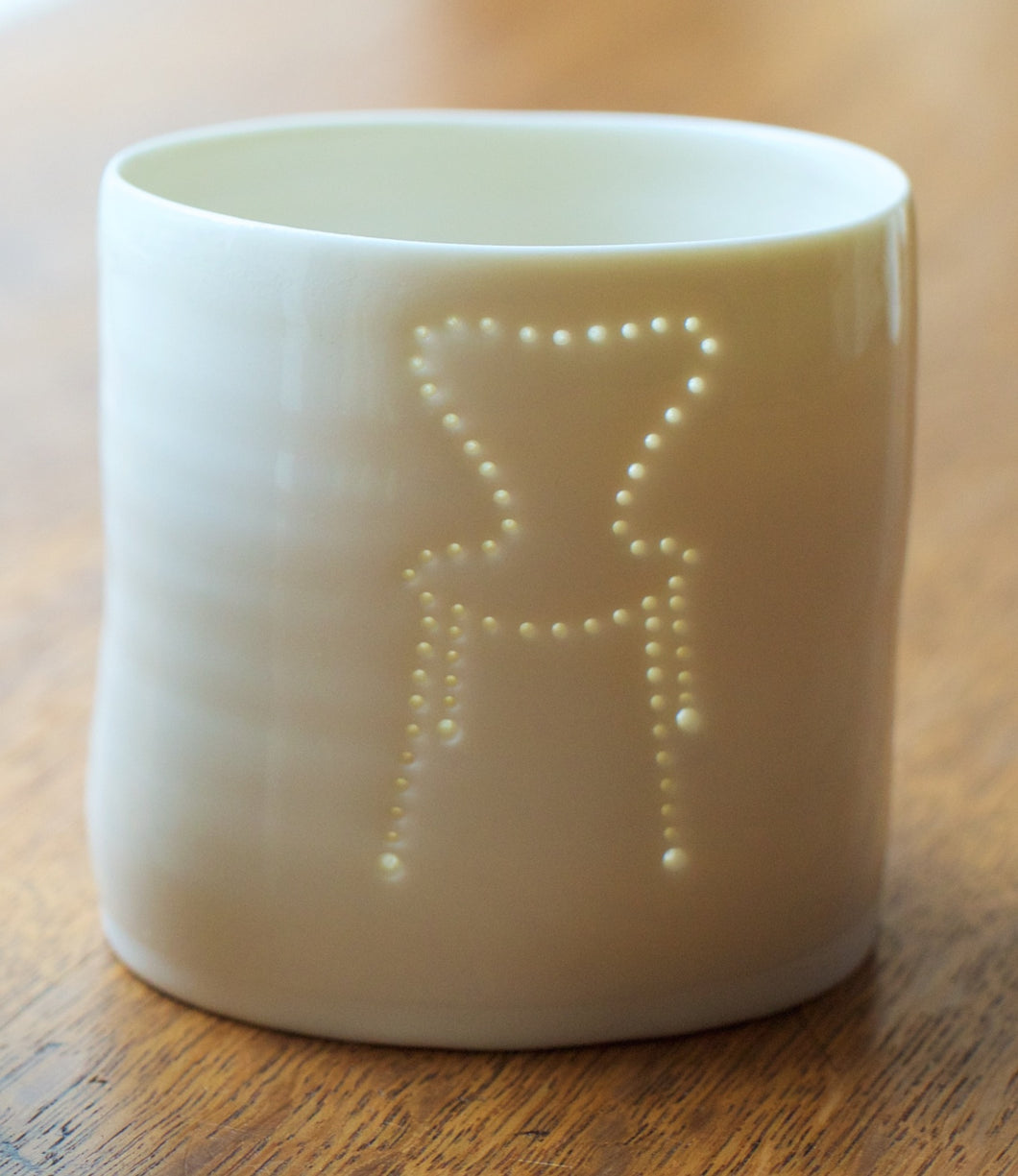 Arne Jacobsen Chair mini porcelain tealight holder
