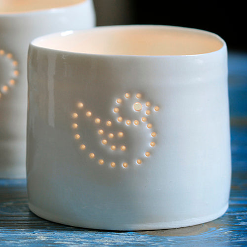 Cute little ducky design. Porcelain candle holder. Ceramic tealight holder with a duck design. Bathtime relaxing candles.