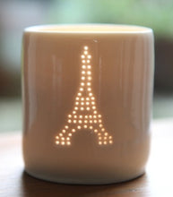Load image into Gallery viewer, Eiffel Tower mini porcelain tealight holder
