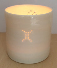 Load image into Gallery viewer, Gemini mini porcelain tealight holder
