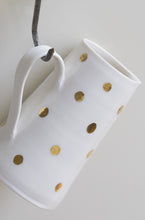 Load image into Gallery viewer, Gold Lustre small porcelain jug with medium spots
