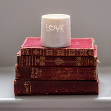 Load image into Gallery viewer, Love Heart mini porcelain tealight holder
