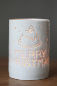 Merry Christmas maxi tealight holder