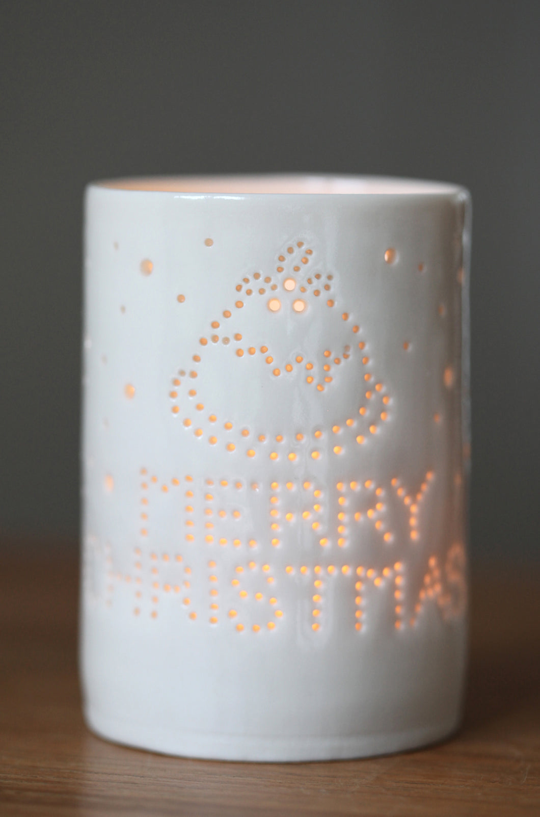 Merry Christmas maxi tealight holder