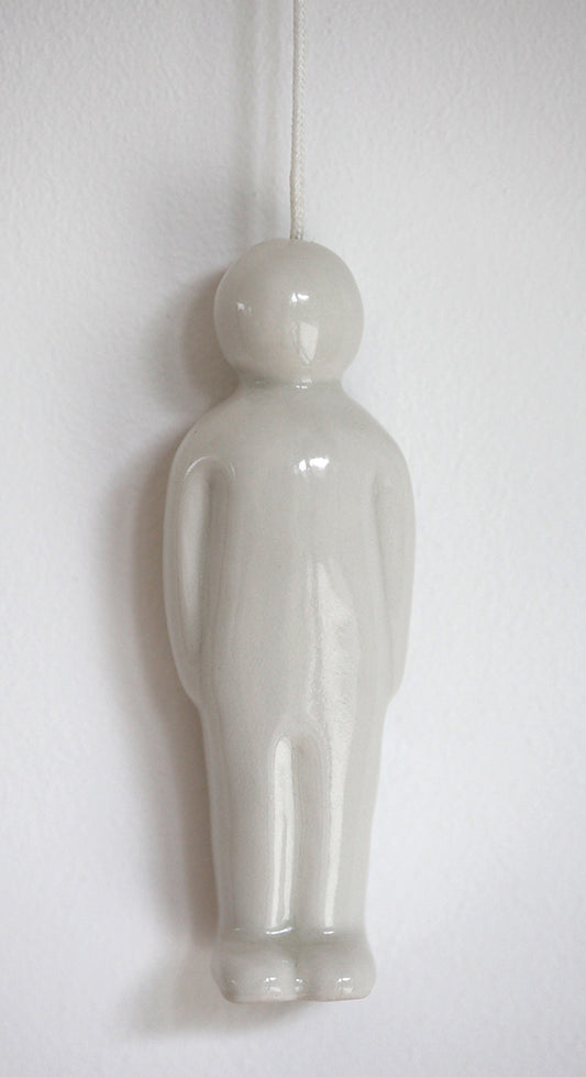 Luna Light Paul - gloss white porcelain light pull