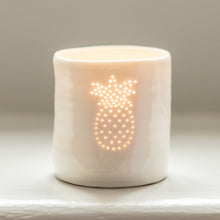 Load image into Gallery viewer, Pineapple mini porcelain tealight holder
