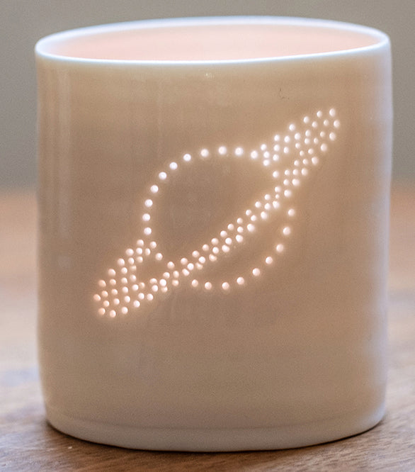 Saturn mini tealight holder