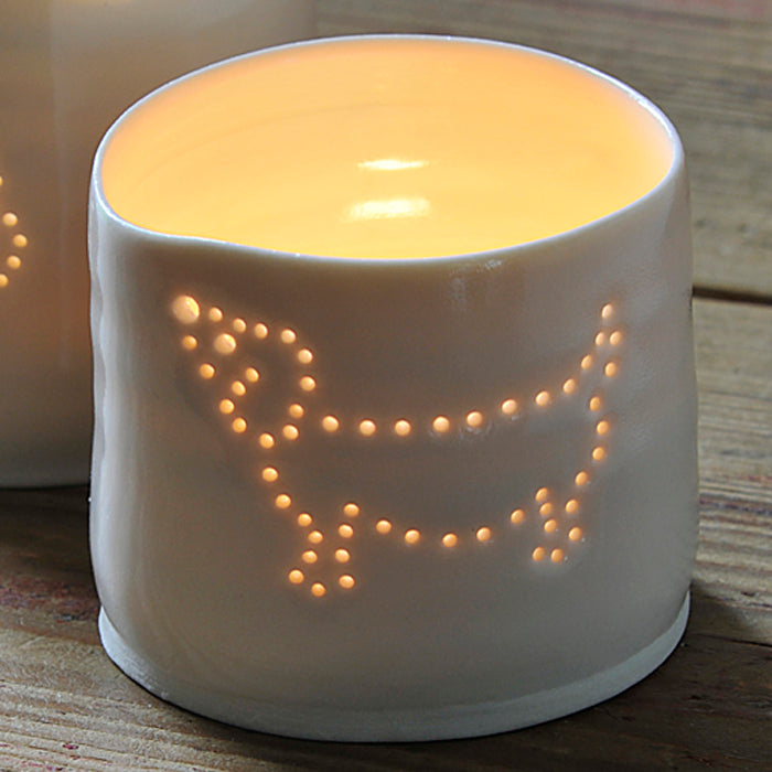 Sausage Dog mini porcelain tealight holder