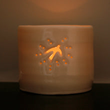 Load image into Gallery viewer, Swallow mini porcelain tealight holder
