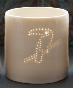 Toucan mini porcelain tealight holder