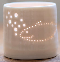 Load image into Gallery viewer, Whale mini porcelain tealight holder
